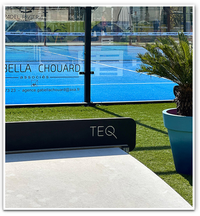 description de l'espace multi activités du Padel Riviera Mougins