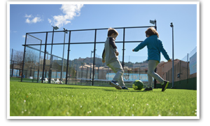 description de l'espace multi activités du Padel Riviera Mougins